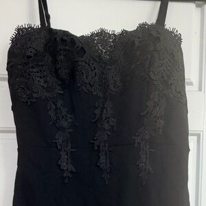 Elegant Black Lace Dress